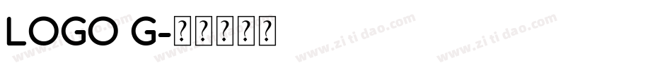 logo g字体转换